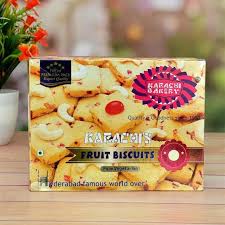 Karachi Fruit Biscuits 400gm 
