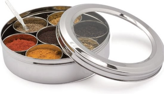 Dabba Ss Masala Set 12 Inch 