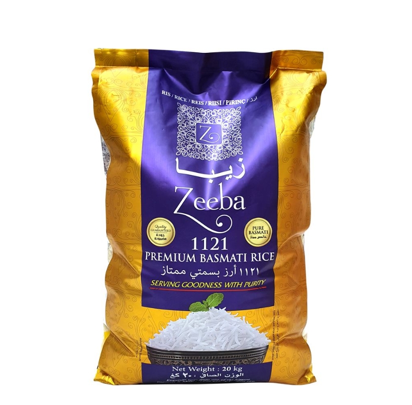 Zeeba Premium Basmati Rice 20kg