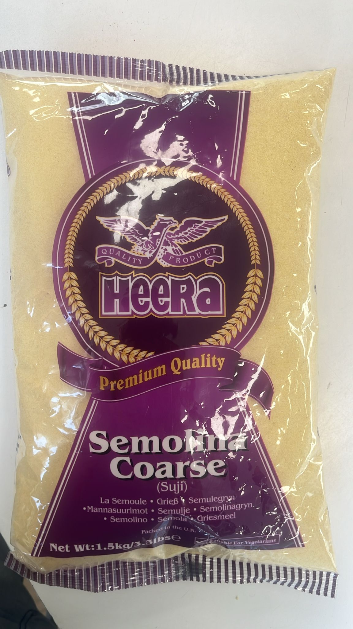 Heera Semolina Coarse 1.5kg