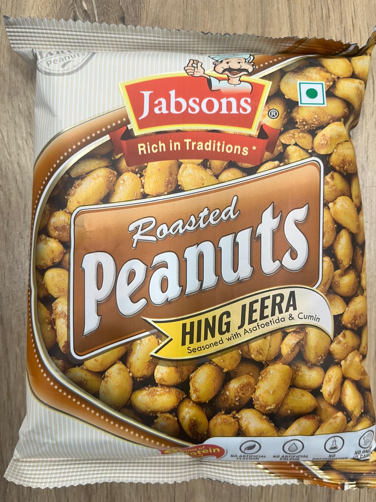 Jabsons Roasted Peanuts Hing Jeera 140g